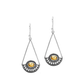 AE-1218-CT Sterling Silver Earring With Citrine Q. Jewelry Bali Designs Inc